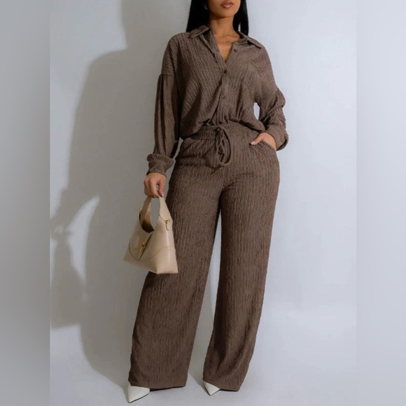 Love Poem Other - NWT’S CRINKLE PANT SET!